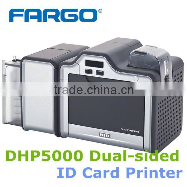 fargo hdp5000 double sides plastic pvc ID card printer Dual sided PVC id card printing machine