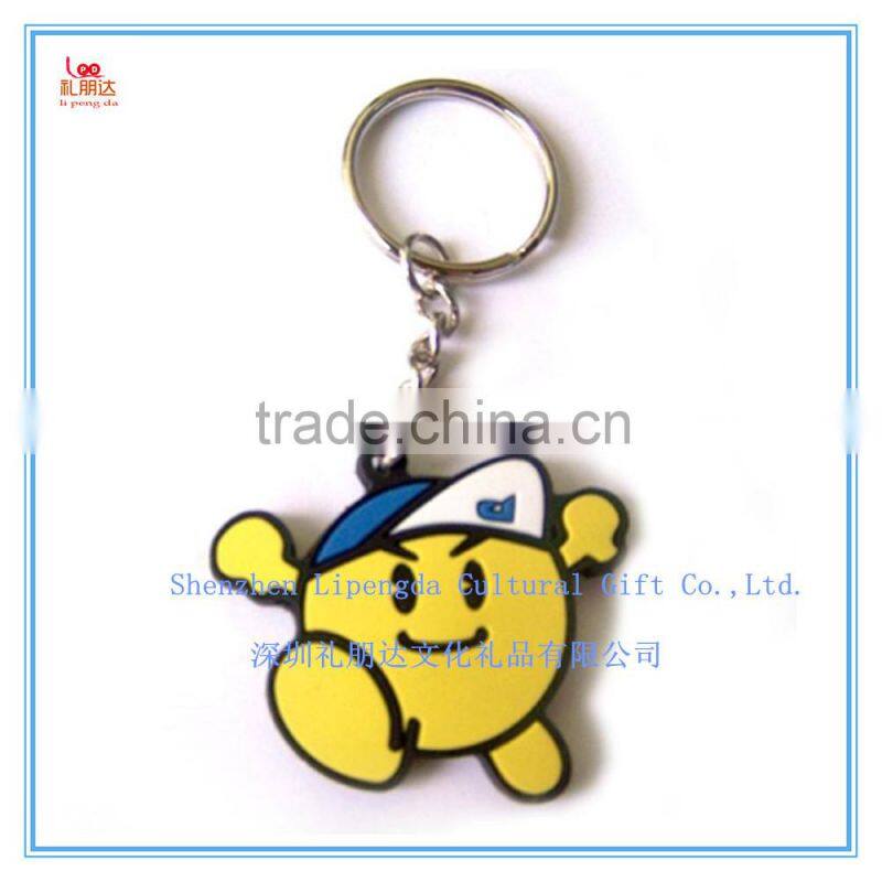 2015 best price 100% soft Silicone Bracelet Keychain,silicone wristband key chain / screen printing silicone keychain