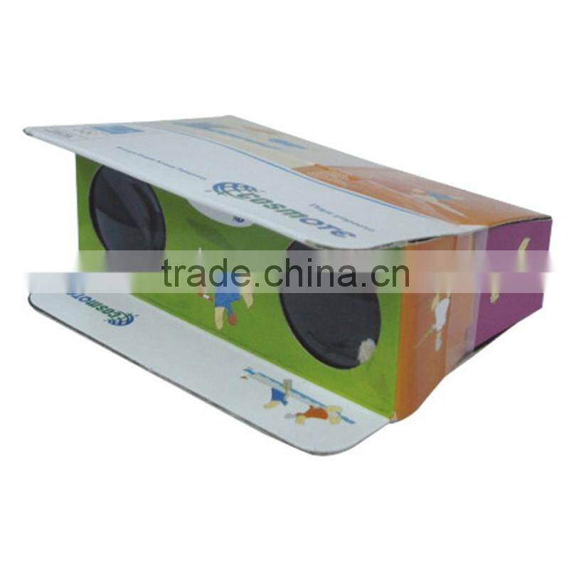 Festival gifts promotional toy binoculars foldable paper toys