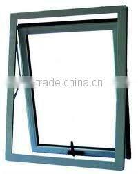Durable white color aluminium top hinged window with winder