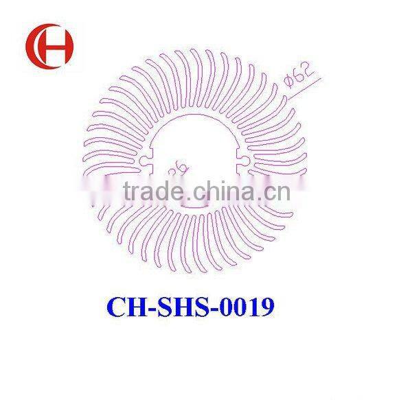 extruded aluminum lighting heat sink for LED lamps