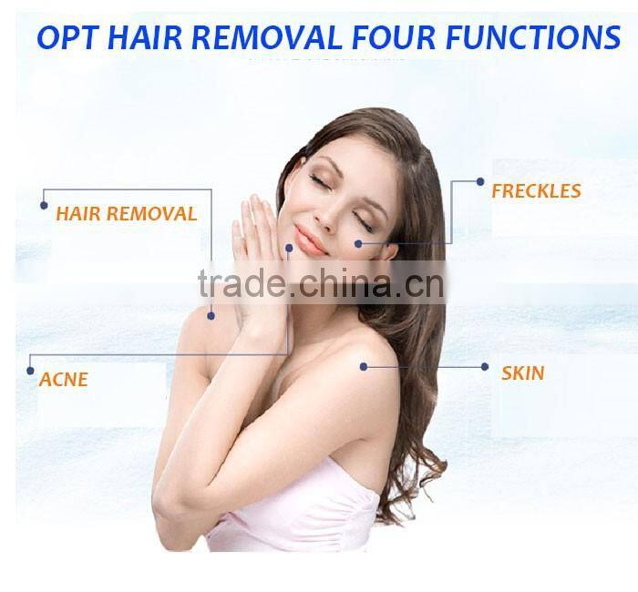 Topest OPT+Laser+Elight+RF Hair Removal For Four Functions with High Quality