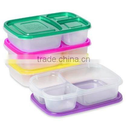 Bento Lunch Box Containers Food Portion Control Reusable BPA-Free