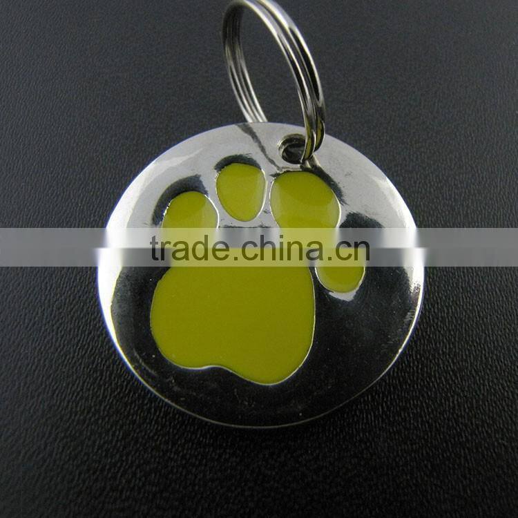 Fashion Alloy Dog Footprint Keychain