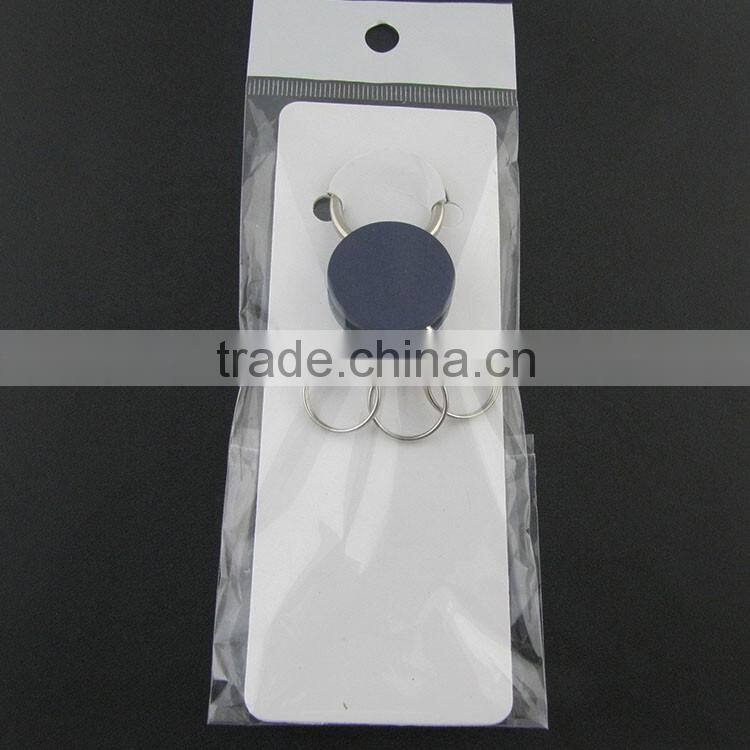 simple multiple ring metal key ring