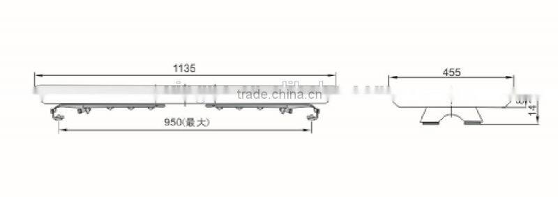 ambulance led amber oval warning strobe lightbar