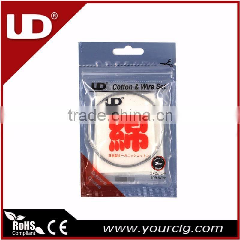 Youde UD japanese organic cotton for atomizer Japanese Muji organic cotton for e cigarette imported