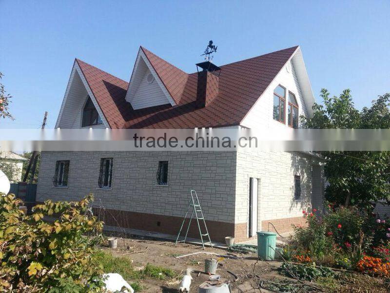 Plastic Faux Stone wall panel decorative wall panel siding