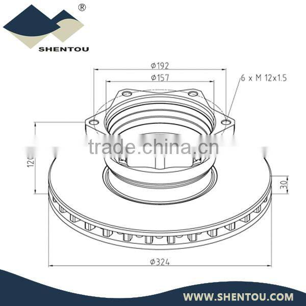 Mercedes Benz Brake Disc 668 423 01 12