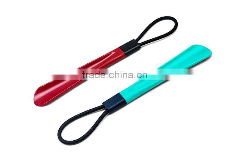 OEM LOGO 30cm Length plastic shoehorn