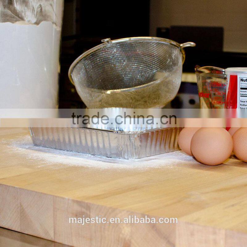 2016 hot food packaging square aluminum food container