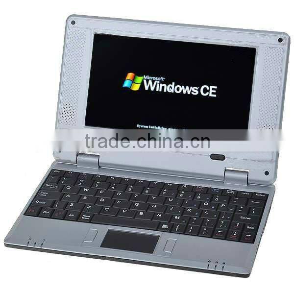 Mini Laptop with CPU WM8502 and 5 colors 7 Inch screen Hot sale