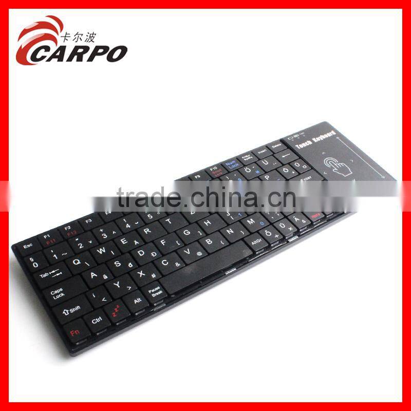 ultra slim mini bluetooth keyboard case with touchpad for ipad air class in many languages