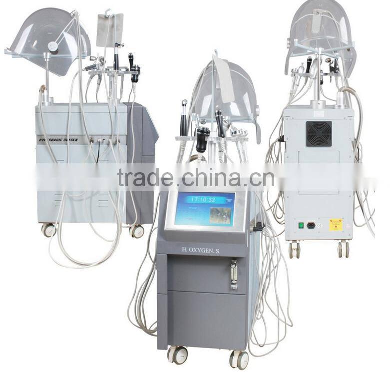 9 in 1 Multipolar rf jet peel water oxygen skin rejuvenation and wrinkle removal machine