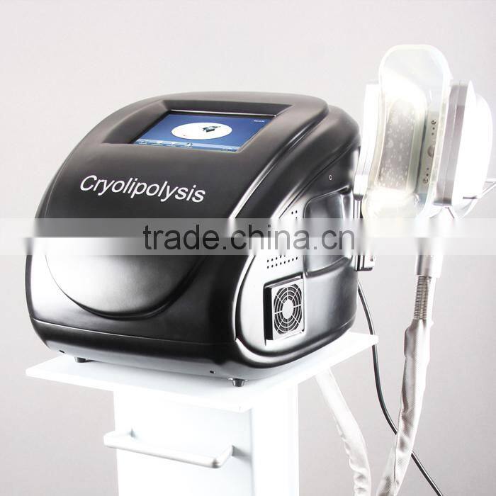 Hot Sale home use cryolypolisis fat loss equipment,lowest temperature to -10,with 3 interchangeable cryo heads for fat burning