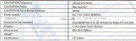 2012 CAVITATION VAC for Body Shaping & CE