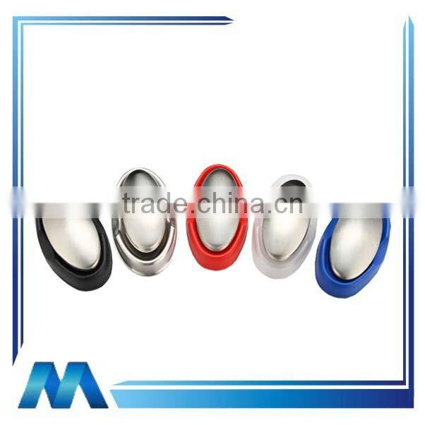 oval shaped seafood soap with colorful holder