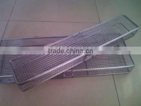 Fry basket /cleaning Metal Baskets/drying wire basket /rack /medical instrument cleaning baskets
