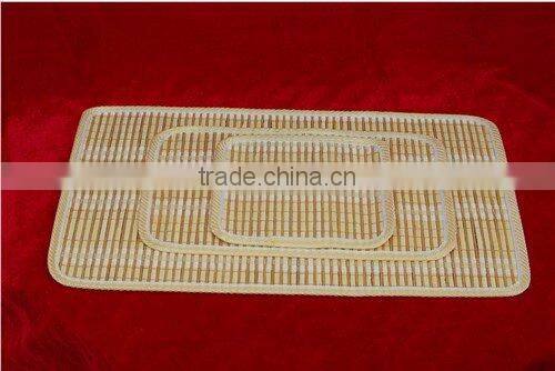 natural native bamboo mat