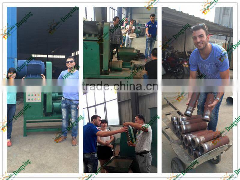 wood briquette extruder machine price with ce iso for make charcoal