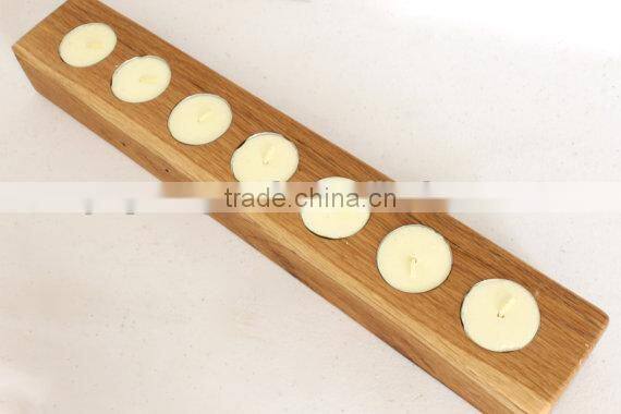 Modern Home Decoration Tea Light Wooden Candle Holder Reclaimed Wood Candle Holders