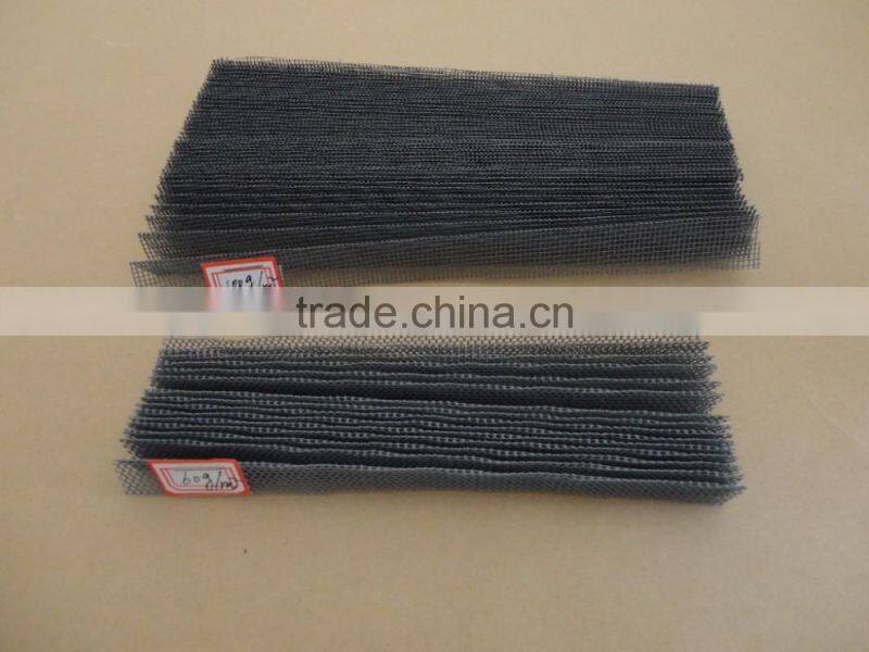 YS manufacturer pleated fiberglass window screen/ polyester plisse incect screen/fold mosquito screen net