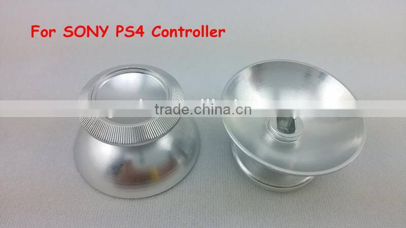 Silver Aluminum Alloy Thumbstick for SONY PS4 Controller/for ps4 controller replacement metal analog stick/mushroom
