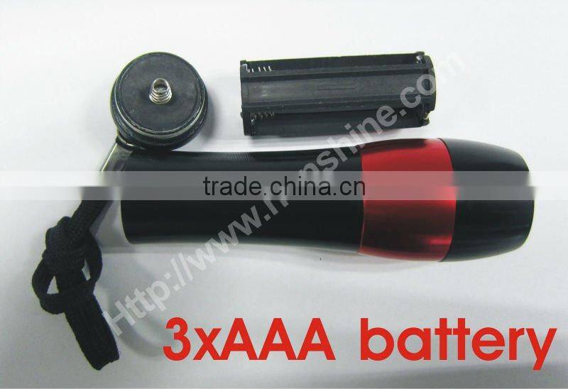 Portabe aluminum 9 led mini led light