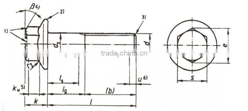 DIN EN 1665 | Replace DIN 6921|DIN 6922 Hexagon bolts with flange - Heavy series