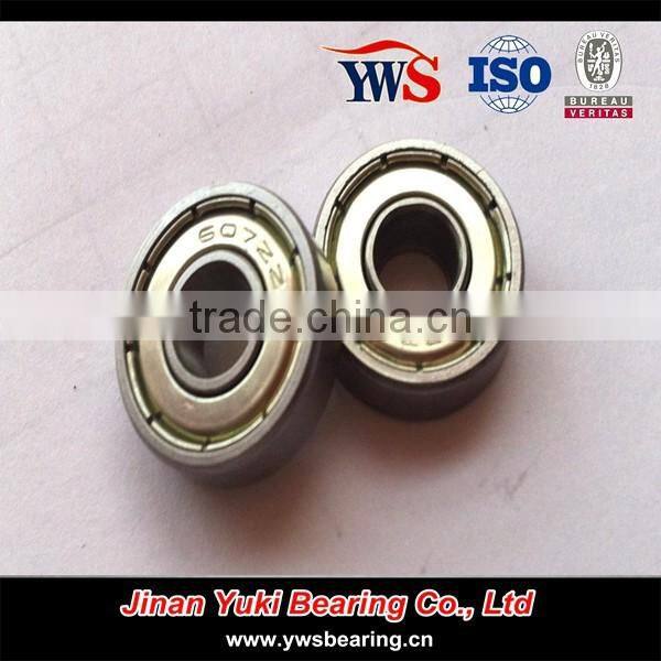 High limiting speed chorme steel or stainless steel 607 bearing 607zz Deep groove ball bearings