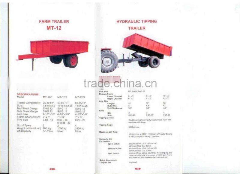 5 tonne Double axle trailer