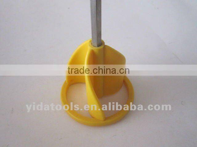Plastic impeller paint mixer