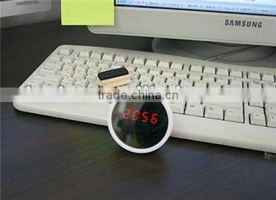 led mirror clock Beauty Mirror Alarm Clock Electronic clock the Mini clock