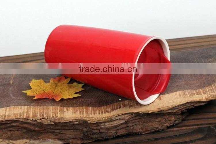 Eco 16-Ounce Ceramic Double Wall Thermal Coffee Tumbler