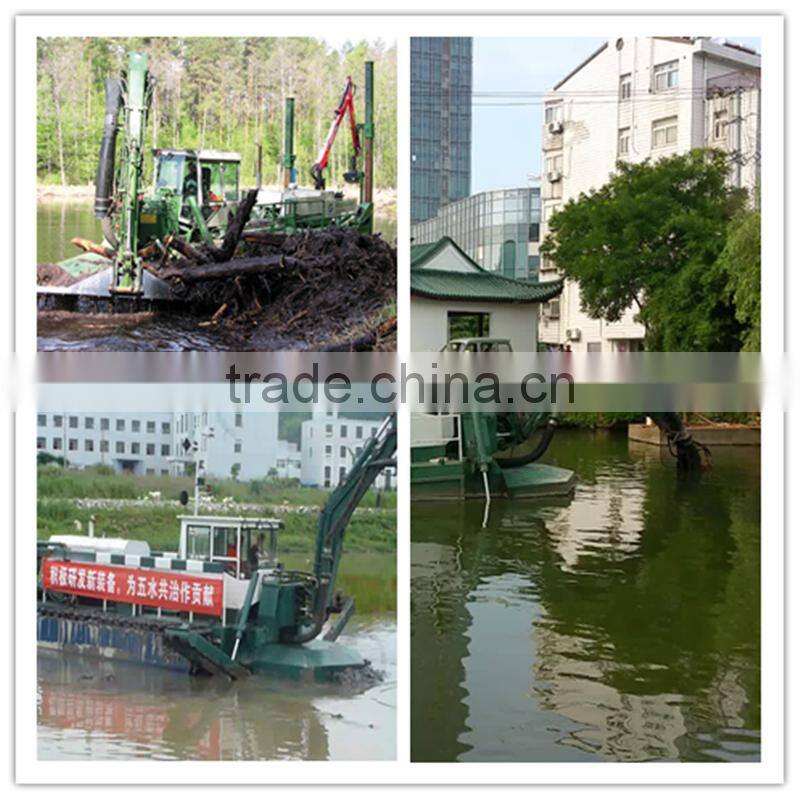 Water king dredger with Excavator bucket
