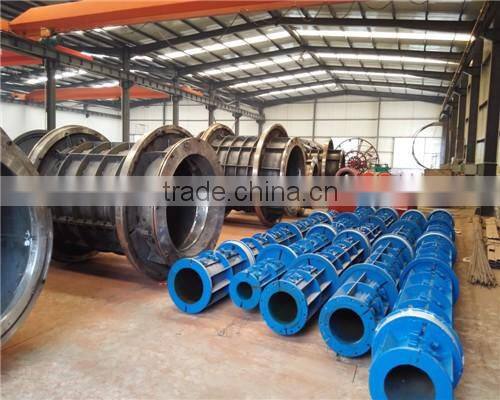Round conical concrete pole steel mould