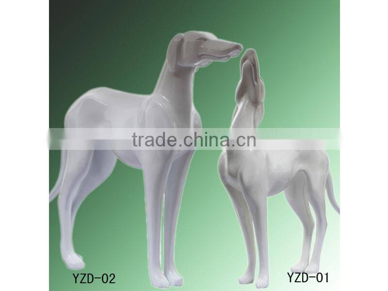 sexy fiberglass display dog mannequin for sale