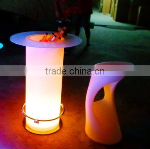 HUAJUN Hot Sales LED bar furniture/ PE material / waterproof LED bar table