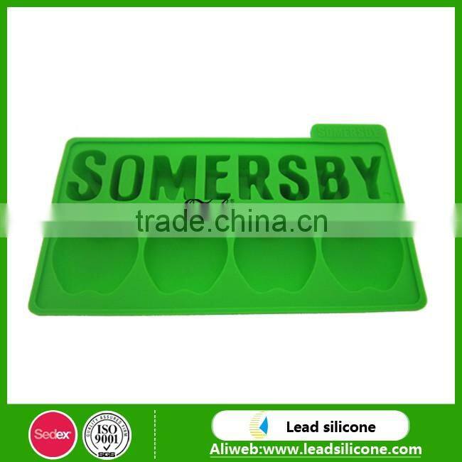 Apple Shape Silicone Ice Cube Tray