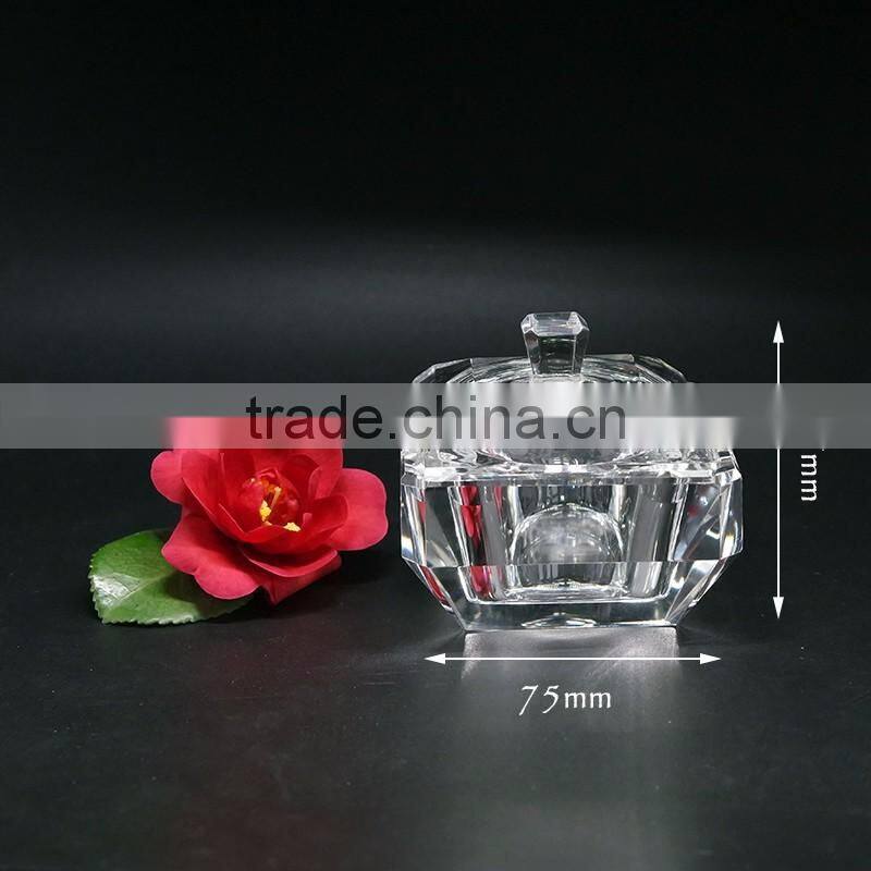 Wholesale clear crystal glass jewelry box