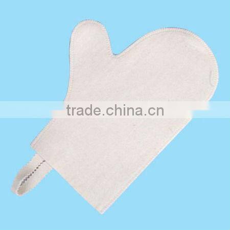 Wool felt for sauna glove