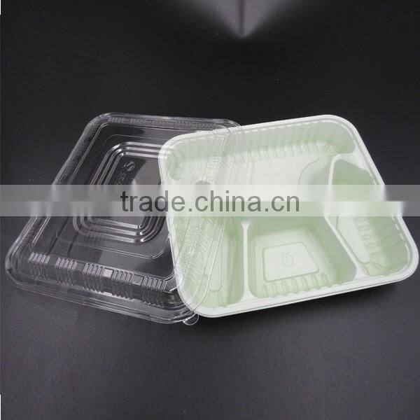 2016 China Best Selling 4 Compartment Reusable Food Storage Containers with Lids/Meal Prep Container Food Storage
