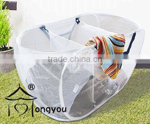 big mesh washing laundry hamper dirty clothes laundry basket
