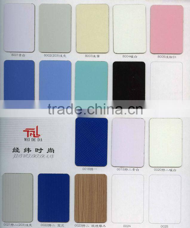 White PVC covered plywood table top for banquet table