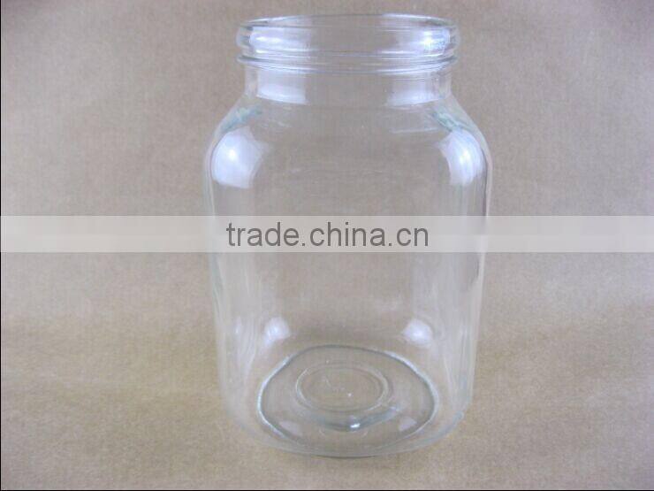 round shaped glass jar / glassware