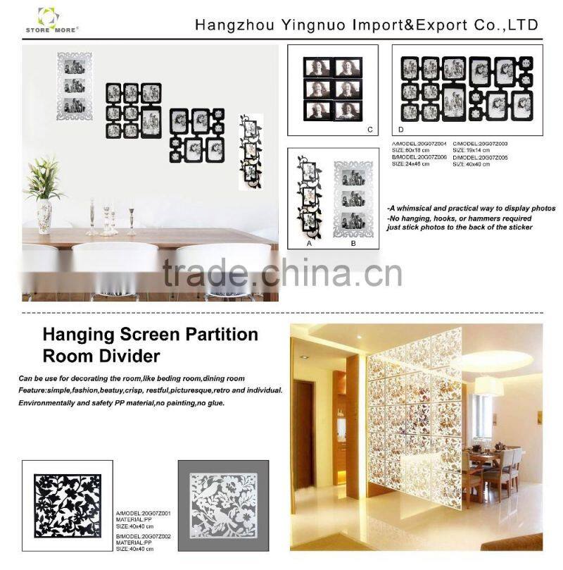 Hot Sale Cheap White PP Room Divider For Decorative