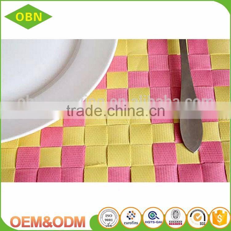 Cheap disposable heat resistant pp table placemat