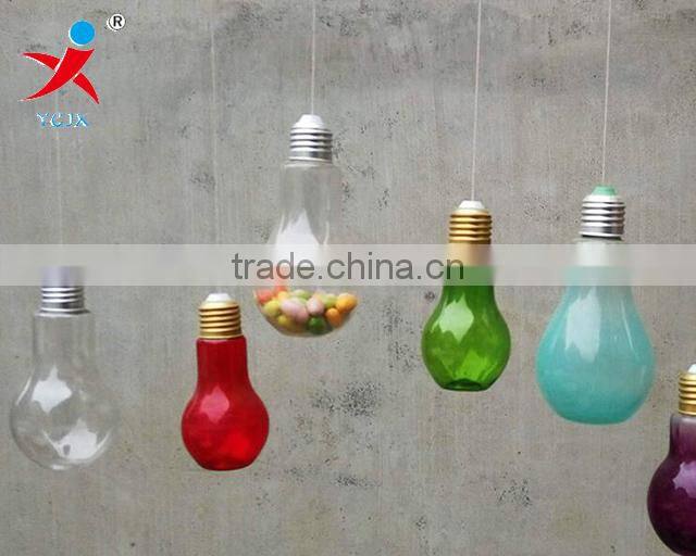 Hanging Painted Color Glass Bulbs Terrarium