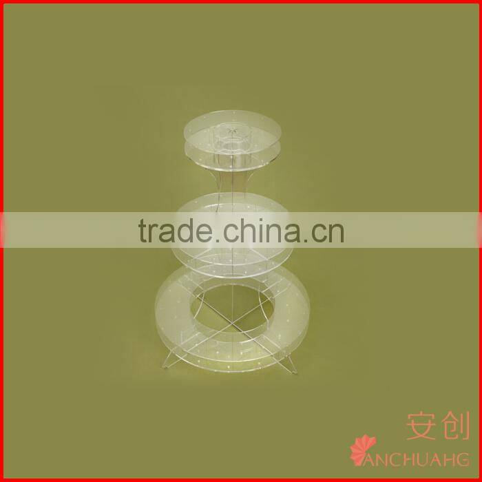 acrylic tiered display_acrylic cake display