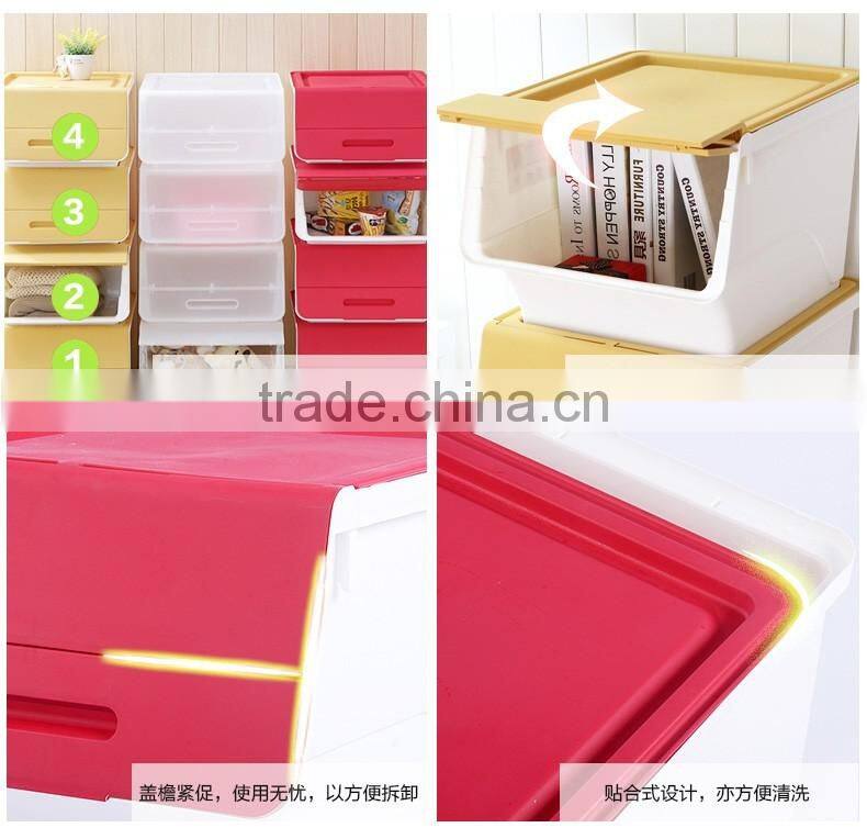 emc pp plastic storage drawer with lid, PP plastic drawer